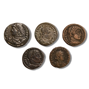 Ancient Roman Imperial Coins - Mixed Constantinian AE Group [5]
