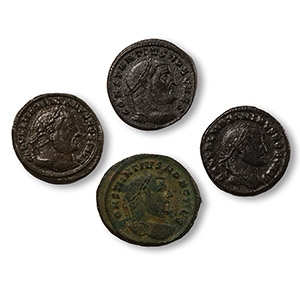 Ancient Roman Imperial Coins - Mixed AE Follis Group [4]