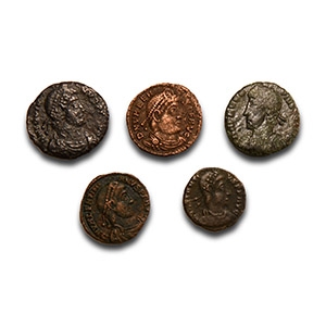 Ancient Roman Imperial Coins - Mixed AE3/4 Group [5]