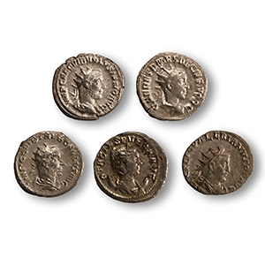 Ancient Roman Imperial Coins - Mixed AR Antoninianus Group [5]