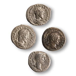 Ancient Roman Imperial Coins - Mixed AR Denarius Group [4]
