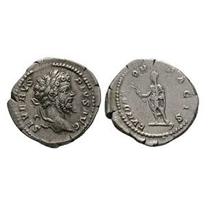 Ancient Roman Imperial Coins - Septimius Severus - Septimius AR Denarius