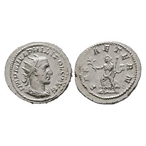 Philip I - Pax AR Antoninianus