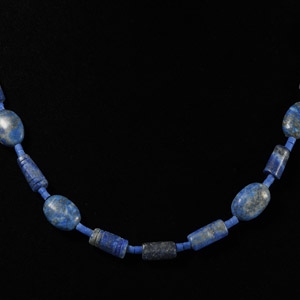 Bactrian Style Lapis Lazuli Bead Necklace