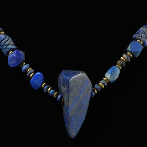 Bactrian Style Lapis Lazuli Bead Necklace