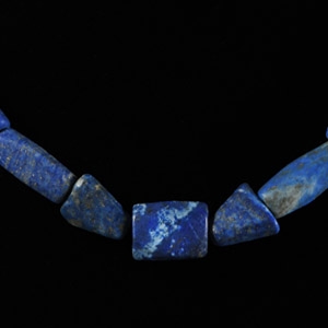 Bactrian Style Lapis Lazuli Bead Necklace