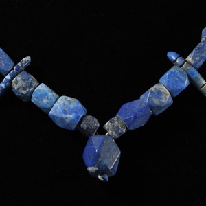 Bactrian Style Lapis Lazuli Bead Necklace