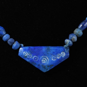 Bactrian Style Lapis Lazuli Bead Necklace