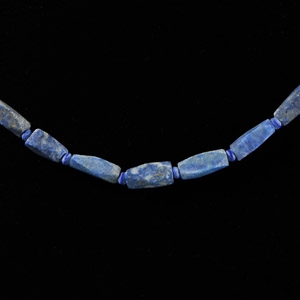 Bactrian Style Lapis Lazuli Bead Necklace