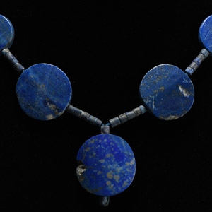 Bactrian Style Lapis Lazuli Bead Necklace