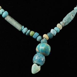 Achaemenid Pale Blue Bead Necklace