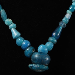 Achaemenid Pale Blue Bead Necklace
