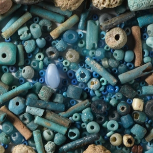 Egyptian Mixed Faience Bead Group