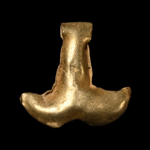 Gold Hammer Pendant