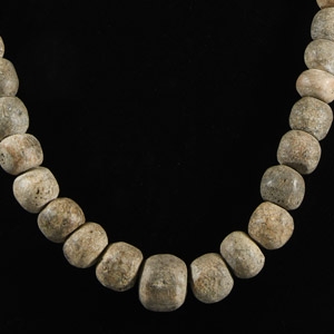 Natural History - Woolly Mammoth Bone Bead Necklace String