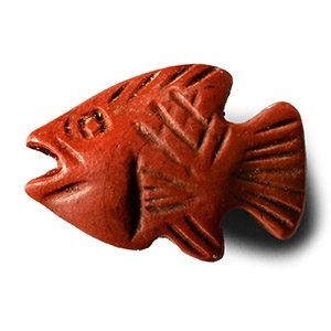 Jasper Fish Amulet