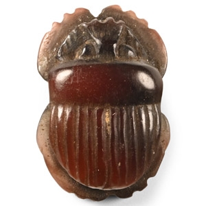 Egyptian Carnelian Heart Scarab