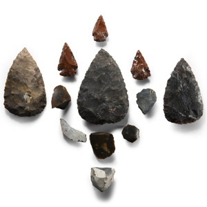 Stone Age Neolithic and Later Flint Tool Group