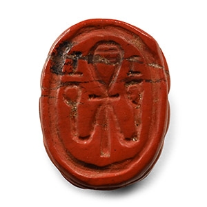 Egyptian Orange Jasper Scarab