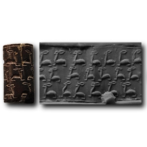 Stone Cylinder Seal with Quadrupeds