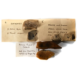 Stone Age Flint Scraper Collection