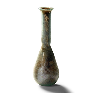 Roman Iridescent Glass Unguentarium