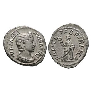 Ancient Roman Imperial Coins - Julia Mamaea - Felicitas AR Denarius