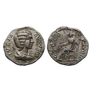Ancient Roman Imperial Coins - Julia Domna - Ceres AR Denarius