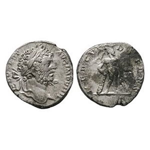 Ancient Roman Imperial Coins - Septimius Sevrus - Hercules AR Denarius