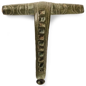 Roman Enamelled Bronze Bow Brooch