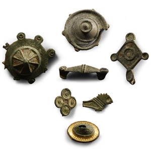 Roman Bronze Mixed Brooch Group