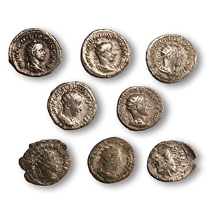 Ancient Roman Imperial Coins - Mixed AR Antoninianus Group [8]