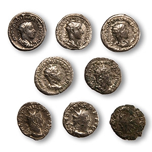Ancient Roman Imperial Coins - Mixed AR Antoninianus Group [8]
