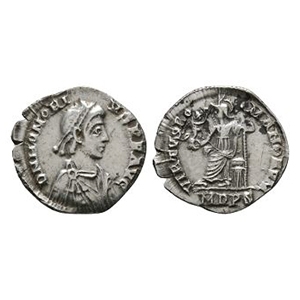Honorius - Roma AR Siliqua