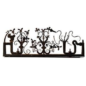 Wrought Iron Panel from a Ceremonial Wedding Cart