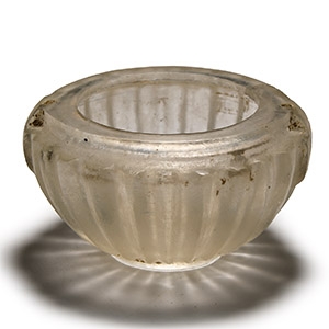 Hellenistic Ribbed Rock Crystal Bowl