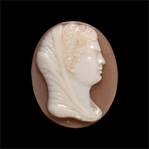 Neoclassical Cameo with Bust