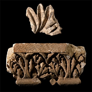 Roman Marble Cornice Fragment Group