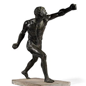 Bronze Statue the Borghese Gladiator