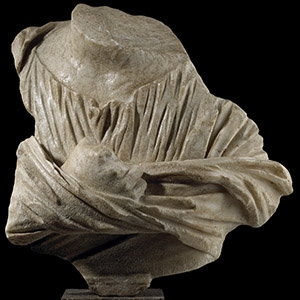 Roman Draped Marble Bust