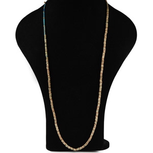 Egyptian Faience Mummy Bead Necklace
