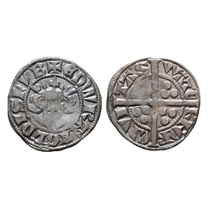 Edward I - Waterford - Anglo-Irish Mule AR Penny