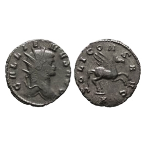 Gallienus - Pegasus AE Antoninianus