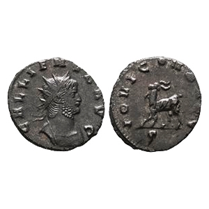 Ancient Roman Imperial Coins - Gallienus - Goat AE Antoninianus