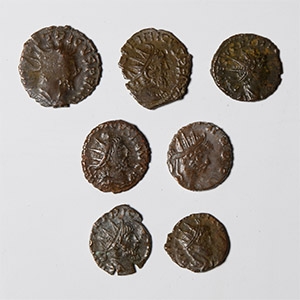 Ancient Roman Imperial Coins - An interesting Group of Celticized Roman Radiates [7]