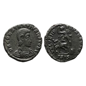 Constantius Gallus - Fallen Horseman AE18