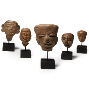 Teotihuacan Terracotta Head Collection