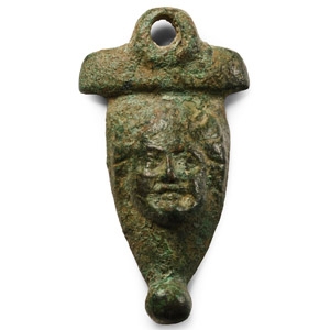 Bronze Figural Escutcheon