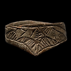 Bronze Archers Thumb Ring