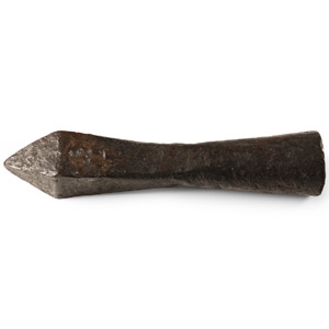 Medieval Socketted Iron Crossbow Bolt Head with Amphora Makers Mark